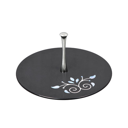 Tier Tray with Abalone Shell Inlay